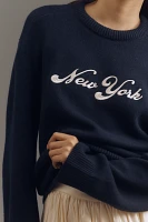 KULE Cashmere & Wool New York Pullover Crew-Neck Sweater