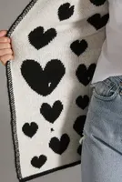 Maeve Hearts Cardigan Sweater