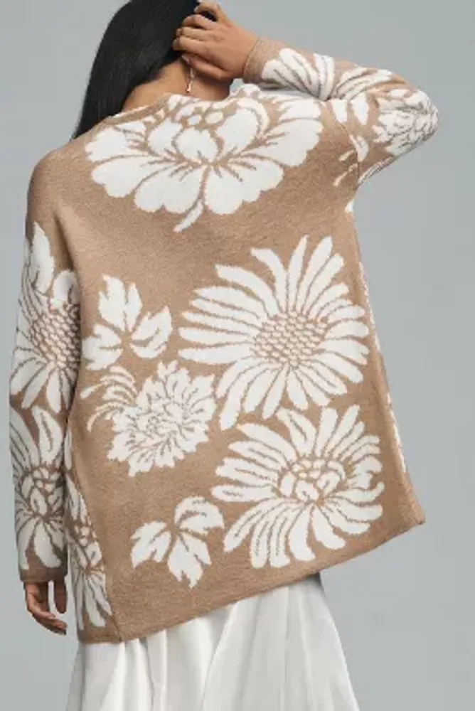 By Anthropologie Patterned Cardigan Sweater