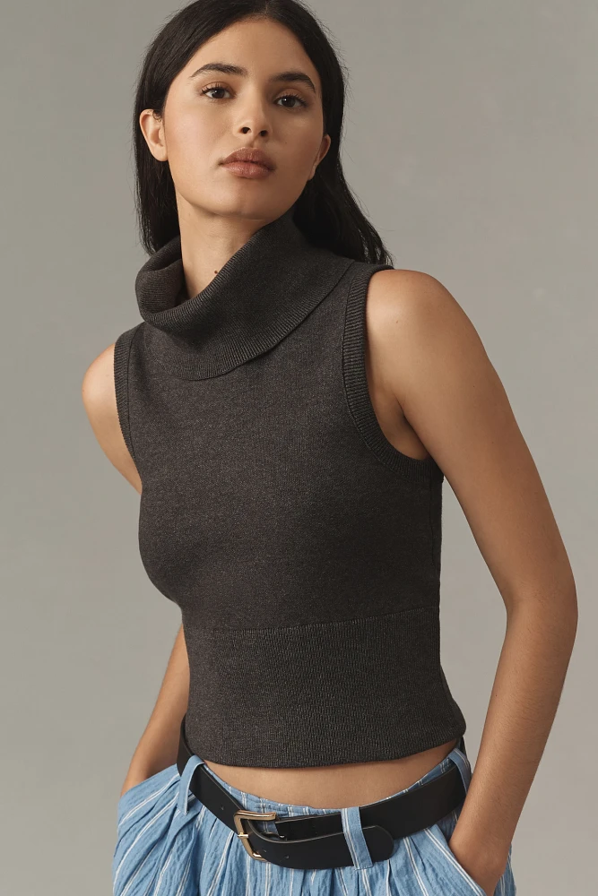 Pilcro Ultra High-Neck Sweater Tank