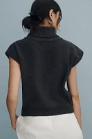 Maeve Mock-Neck Muscle Sweater Vest