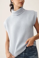 Maeve Mock-Neck Muscle Sweater Vest