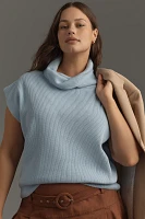 Maeve Mock-Neck Muscle Sweater Vest