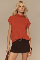 Maeve Mock-Neck Muscle Sweater Vest