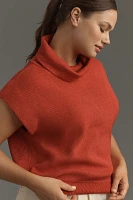 Maeve Mock-Neck Muscle Sweater Vest