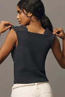 Pilcro Crafted Bib Sweater Tank