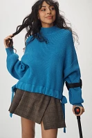 Essentiel Antwerp Gist Bow Rib-Knit Sweater