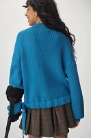 Essentiel Antwerp Gist Bow Rib-Knit Sweater