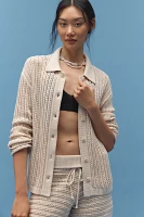 Joe's Jeans Arlo Crochet Long-Sleeve Buttondown Shirt