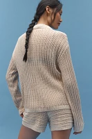 Joe's Jeans Arlo Crochet Long-Sleeve Buttondown Shirt