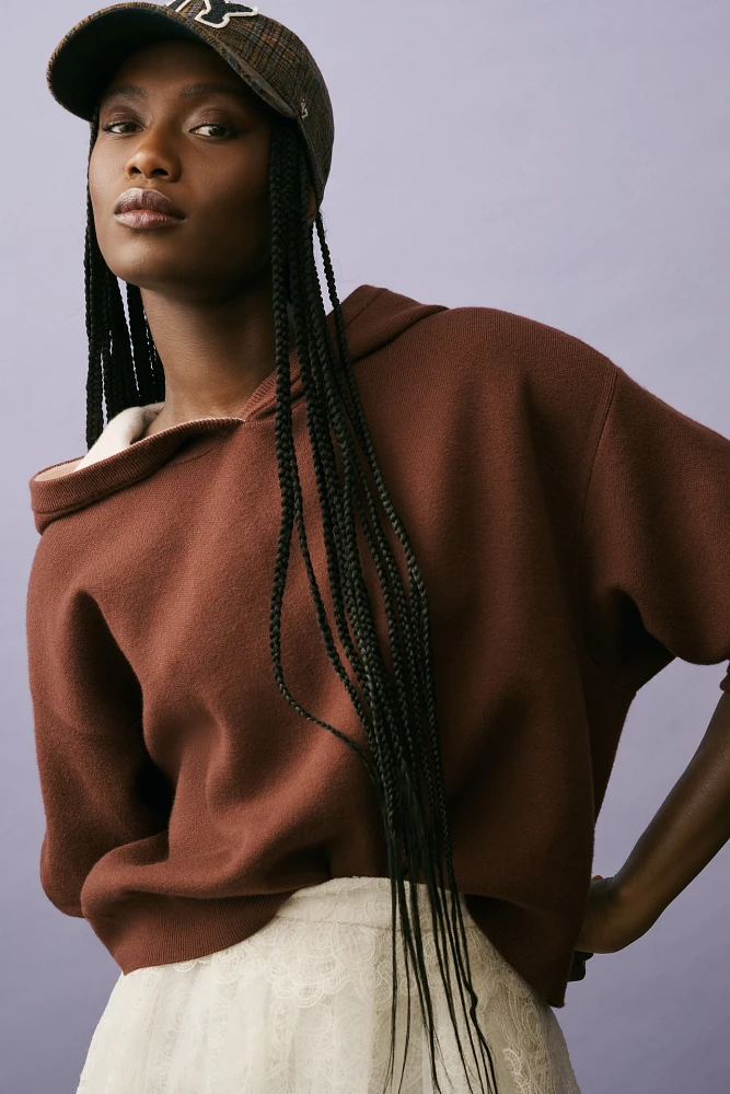 Maeve Compact Hooded Sweater