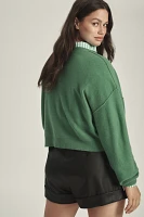 The Alani Cashmere Sweater by Pilcro: Cropped Crew-Neck Edition