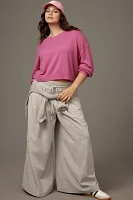 The Alani Cashmere Sweater by Pilcro: Cropped Crew-Neck Edition