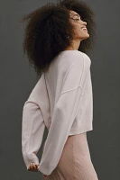 The Alani Cashmere Sweater by Pilcro: Cropped Crew-Neck Edition