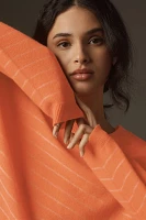 The Alani Cashmere Sweater by Pilcro: Cropped Crew-Neck Edition
