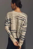 Pilcro Colorful Graphic Cashmere Sweater