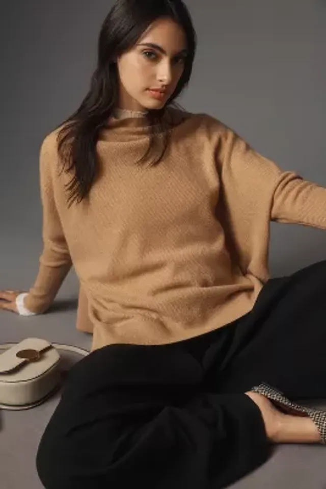 The Enza Oversized Ribbed Cashmere Sweater  Anthropologie Japan - Women's  Clothing, Accessories & Home