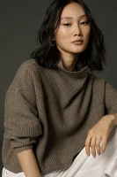 The Enza Ribbed Cashmere Sweater: Cropped Long-Sleeve Edition