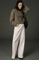 The Enza Ribbed Cashmere Sweater: Cropped Long-Sleeve Edition