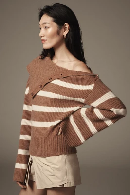 Maeve Cashmere Bell-Sleeve Sweater