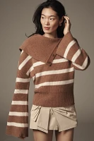 Maeve Cashmere Bell-Sleeve Sweater