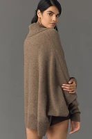 Pilcro Oversized Draped Cashmere Sweater