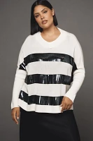 Maeve Cashmere Sequin Sweater