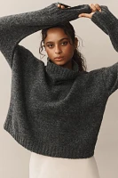 The Lennon Wide-Sleeve Turtleneck Sweater by Pilcro