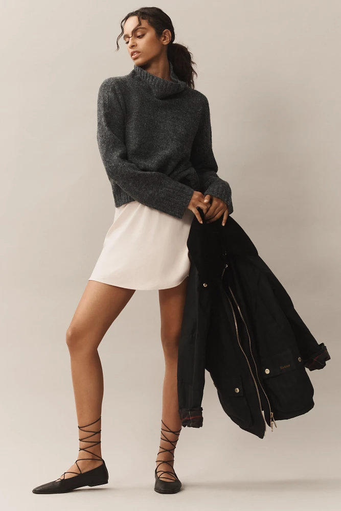 The Lennon Wide-Sleeve Turtleneck Sweater by Pilcro