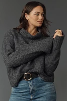 The Lennon Wide-Sleeve Turtleneck Sweater by Pilcro