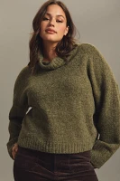 The Lennon Wide-Sleeve Turtleneck Sweater by Pilcro