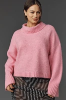 The Lennon Wide-Sleeve Turtleneck Sweater by Pilcro