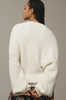 The Blake Slouchy-Sleeve Crew-Neck Sweater by Pilcro