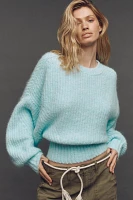 The Blake Slouchy-Sleeve Crew-Neck Sweater by Pilcro