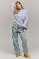 The Blake Slouchy-Sleeve Crew-Neck Sweater by Pilcro