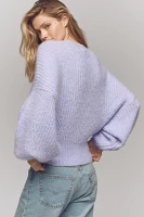 The Blake Slouchy-Sleeve Crew-Neck Sweater by Pilcro