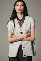 By Anthropologie Button-Front Sweater Vest