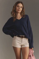 Maeve Relaxed V-Neck Sweater