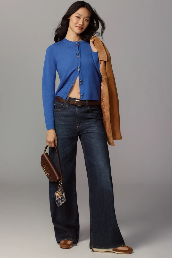 Maeve Merino Wool Cardigan Sweater