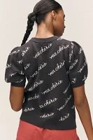 The Maxine Puff-Sleeve Sweater Tee