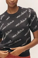 The Maxine Puff-Sleeve Sweater Tee