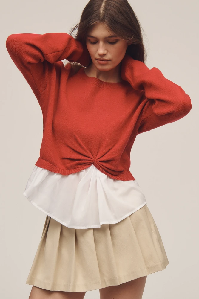 The Gemini Twofer Pullover Sweater