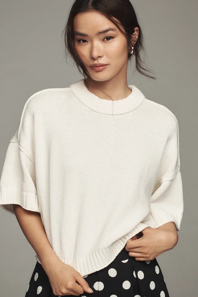 The Goldie Cotton Crew Neck Sweater