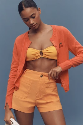 Maeve Icon Crew-Neck Cardigan Sweater