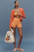 Maeve Icon Crew-Neck Cardigan Sweater