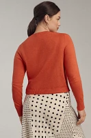 Maeve Icon Crew-Neck Cardigan Sweater