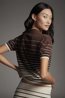 Faithfull Sable Short-Sleeve Polo Sweater