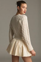 LoveShackFancy Leota Cardigan Sweater