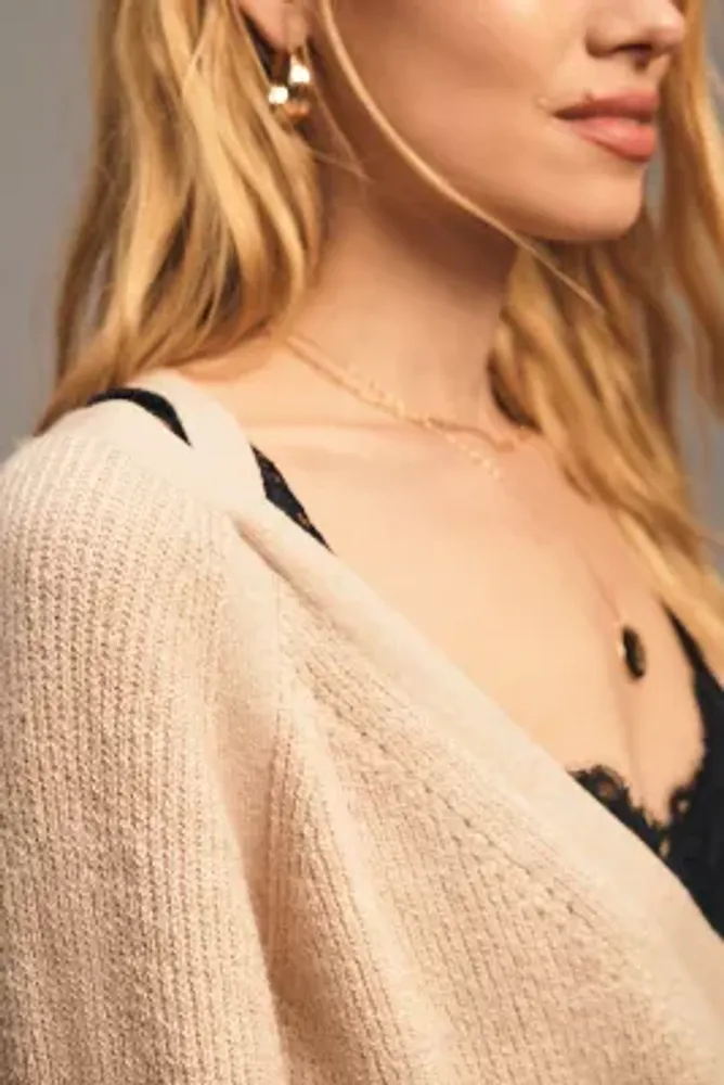 By Anthropologie Deep-V Sweater