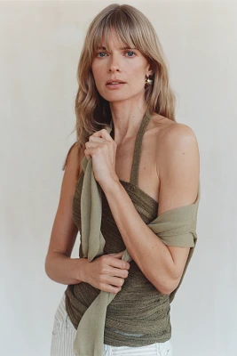 By Anthropologie Asymmetrical Sweater Tank